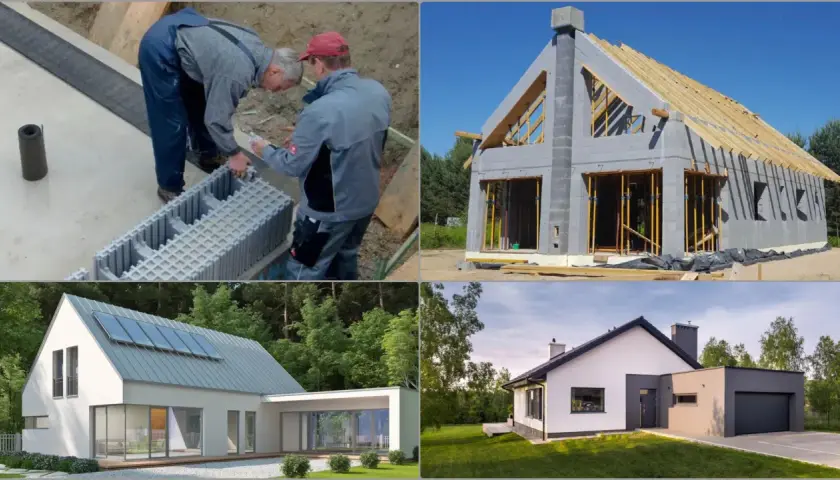 Budowa domu ze styropianu: od fundamentów po gotowy budynek.