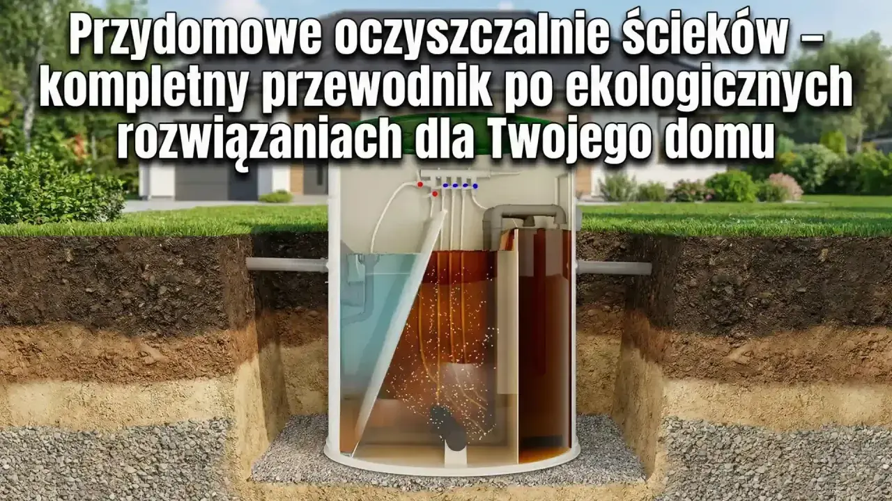 Schemat przydomowej oczyszczalni ścieków: zobacz, jak działa ekologiczne rozwiązanie dla Twojego domu.